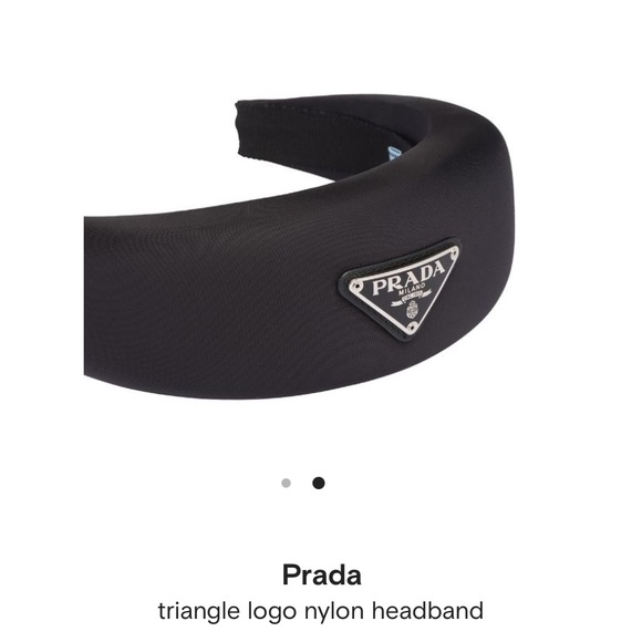 !!!!SOLD!!!!!Prada
Triangle logo nylon headband - Picture 2 of 7